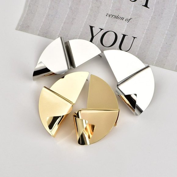 Earrings Women Geometric Shape Bohemian Hoop Drop Cute Trendy Jewelry - Picture 5 of 6